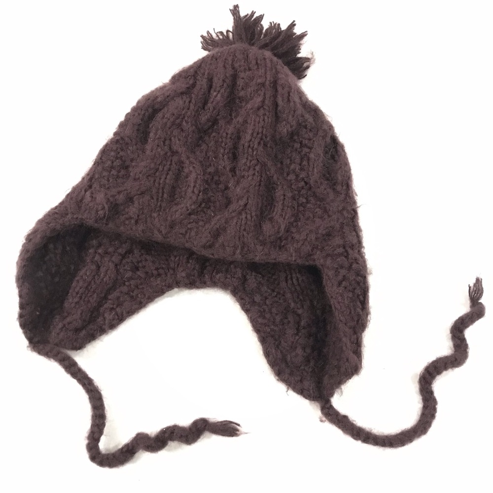 Coal beanie with ear covers